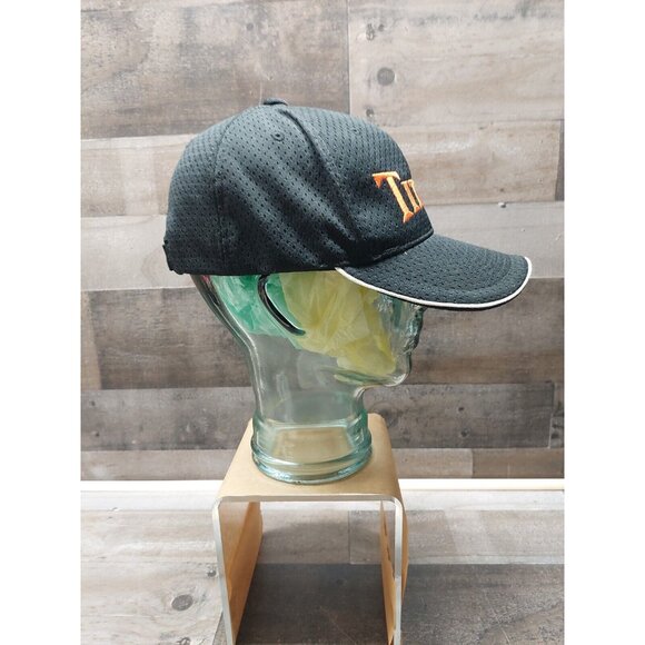 Titans Black With Orange Logo Hook N Loop Hat - Picture 2 of 7